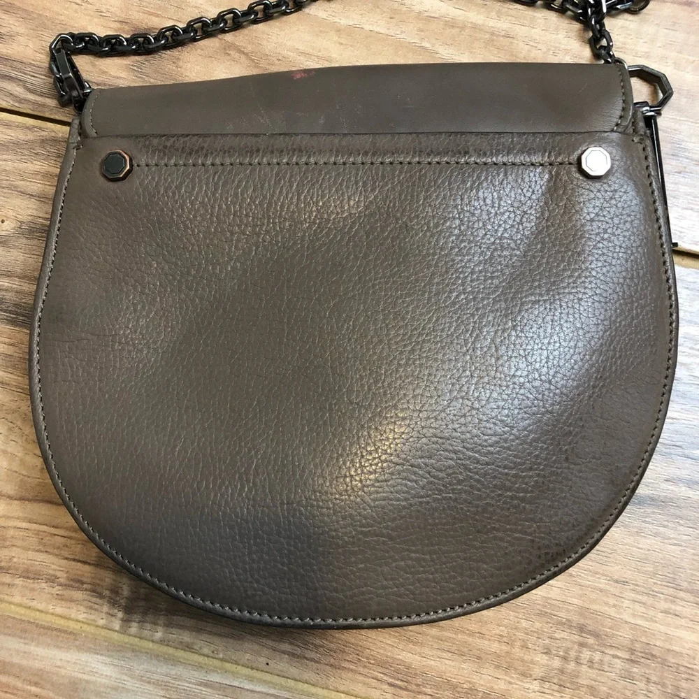Louise et Cie Jael Octagon Crossbody Bag Brown